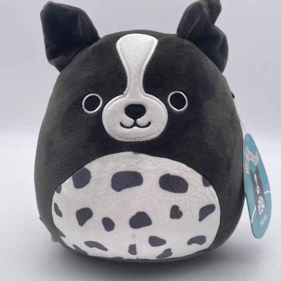 Squishmallow Monty border collie dog 7-8" AUTHENTIC KellyToy soft plush gift toy - Picture 1 of 6